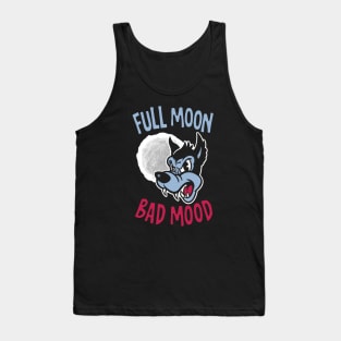 Full Moon Bad Mood (dark) Tank Top